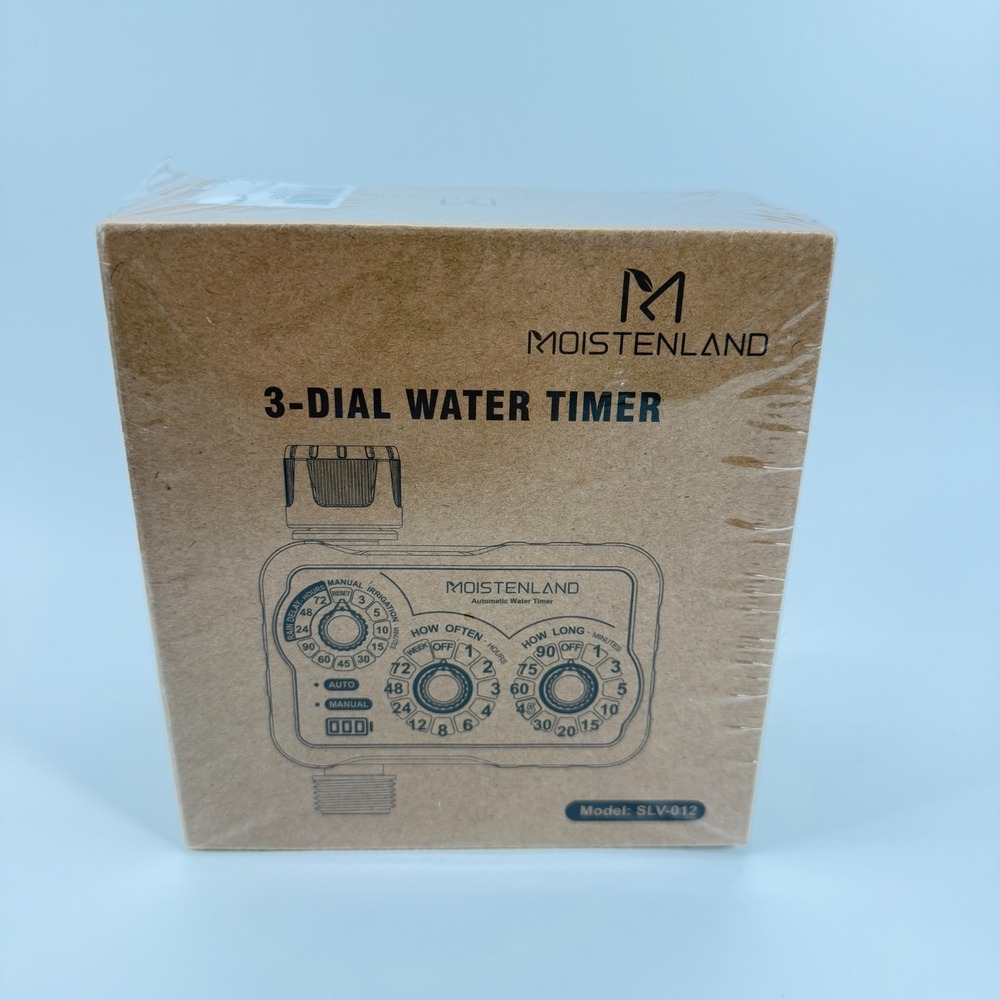 Moistenland Automatic Water Sprinkler Timer Hose Lawn & Garden Watering SLV-012